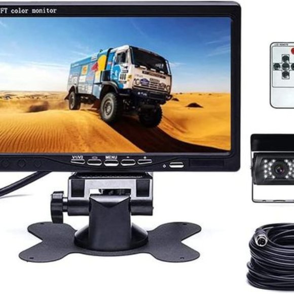 NEW Backup Camera Kit, 7 Inch LCD Rear View Camera Monitor, Night Vision - Picture 5 of 5